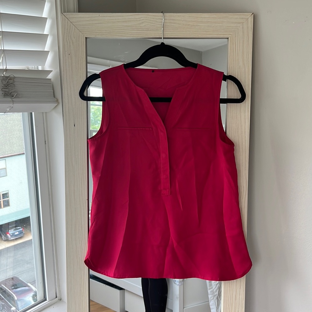 Strawberry Summery Tunic Lightweight Semi-Formal